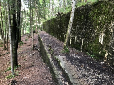 ObersalzbergRetaining wall behind Berghof (2020)