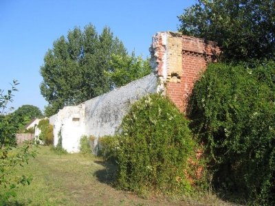 OranienburgDelar av muren som en gång tillhörde koncentrationslägret