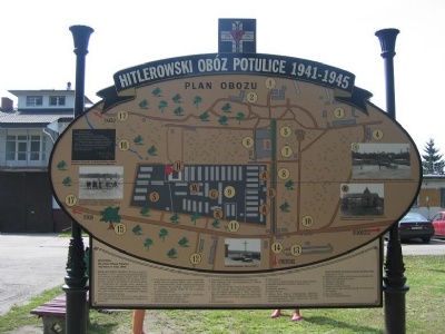 PotuliceInformation board outside the prison