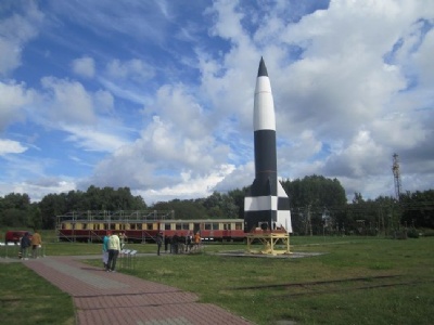 PeenemündeReplica av en V2 raket