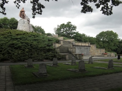 SeelowMemorial monument and cemetery