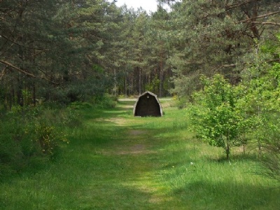 Treblinka IGuard shelter at the gravel pit
