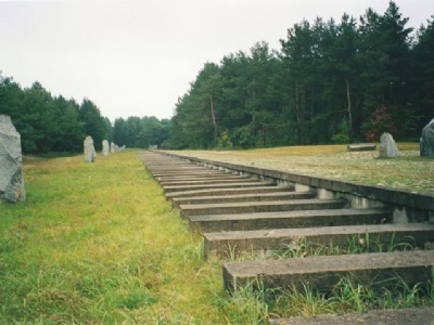 Treblinka IIPerrongen där judarna lastades/klev av (rekonstruerad)