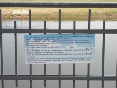 Torgau ElbeInformation plaque