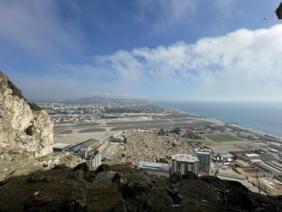 GibraltarView towards north from World War Two Tunnels