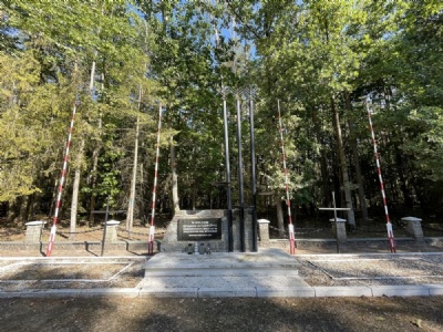 SkrwilnoMonument in the forest