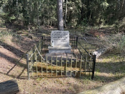 ZninMonument in the forest (52°48' 24.22" N 17°48' 13.51" E)