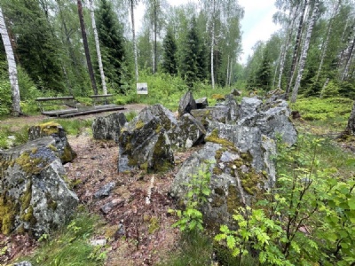 HangöStridsvagnshinder, Harparskog 