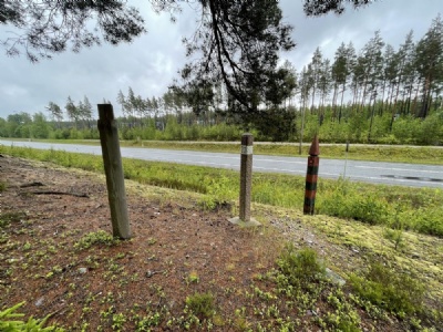 HangöGränspålar längs frontlinjen, Hanko frontmuseum