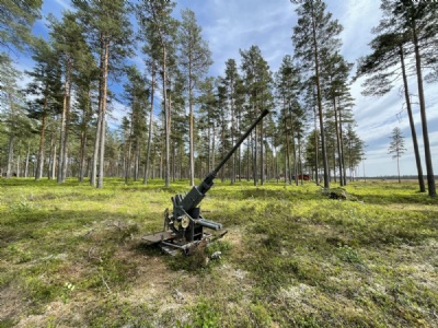 Brattforsheden - War Airfield 16Flak gun